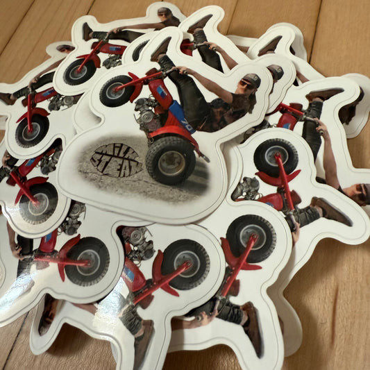 ATC70 Wheelie sticker